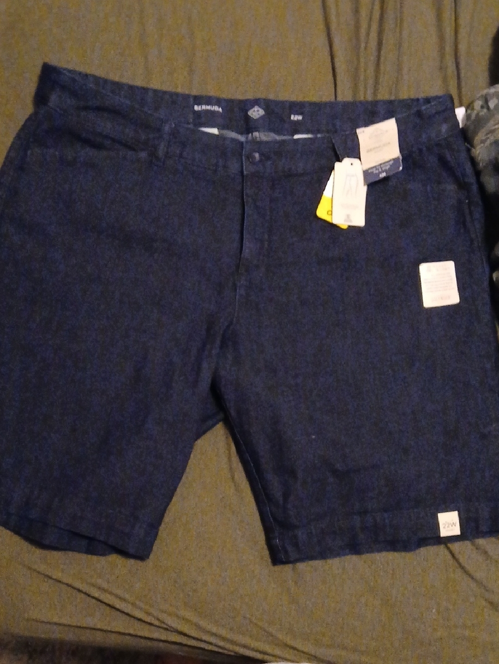St. John's Bay Dark Indigo Denim Bermuda Shorts